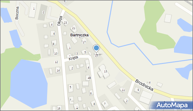 Bartniczka, Brodnicka, 15, mapa Bartniczka