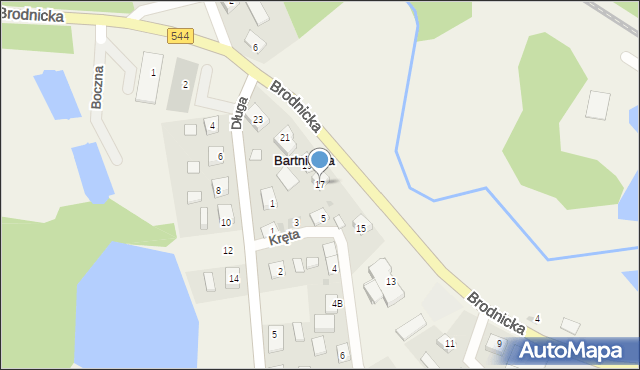 Bartniczka, Brodnicka, 17, mapa Bartniczka