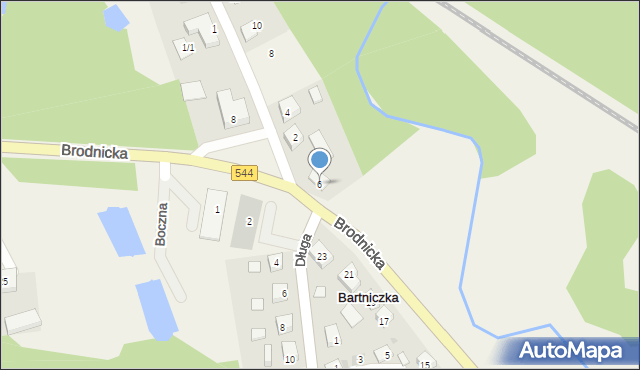 Bartniczka, Brodnicka, 6, mapa Bartniczka