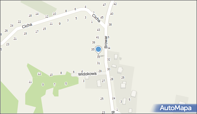 Będkowice, Browar, 33, mapa Będkowice