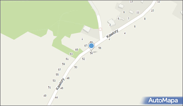 Będkowice, Browar, 54, mapa Będkowice