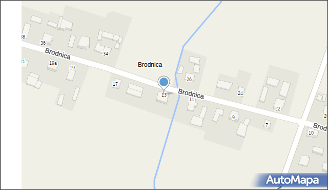 Biadacz, Brodnica, 13, mapa Biadacz