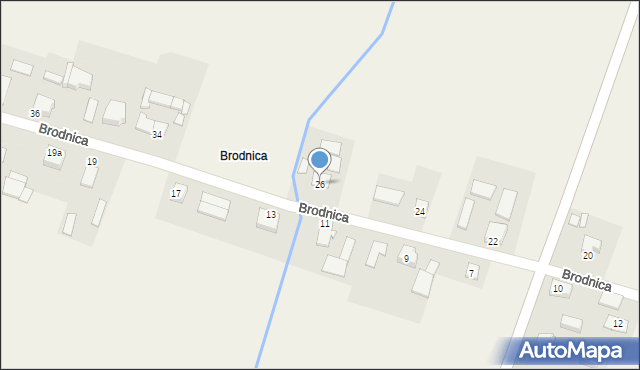 Biadacz, Brodnica, 26, mapa Biadacz