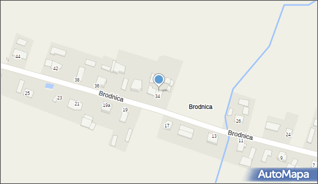 Biadacz, Brodnica, 34a, mapa Biadacz