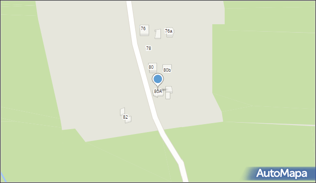 Bochnia, Brodzińskiego Kazimierza, 80A, mapa Bochni
