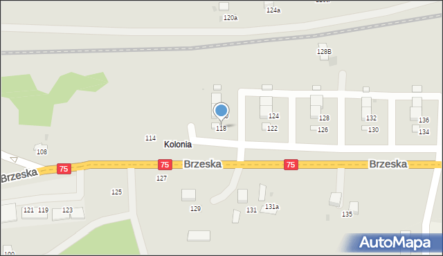 Bochnia, Brzeska, 118, mapa Bochni