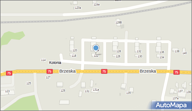 Bochnia, Brzeska, 122, mapa Bochni