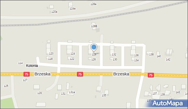 Bochnia, Brzeska, 128, mapa Bochni