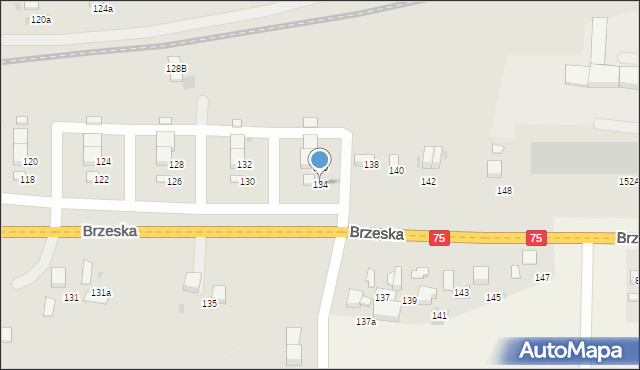 Bochnia, Brzeska, 134, mapa Bochni