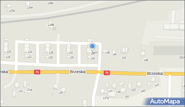 Bochnia, Brzeska, 136, mapa Bochni