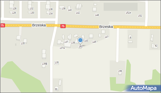 Bochnia, Brzeska, 141, mapa Bochni