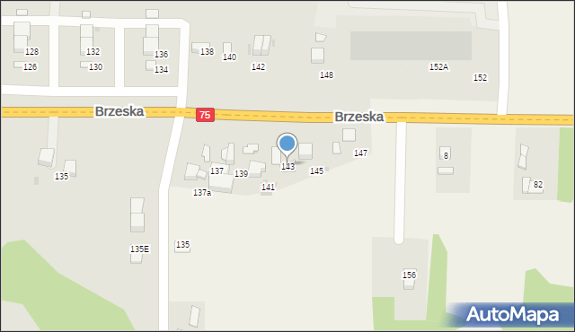 Bochnia, Brzeska, 143, mapa Bochni