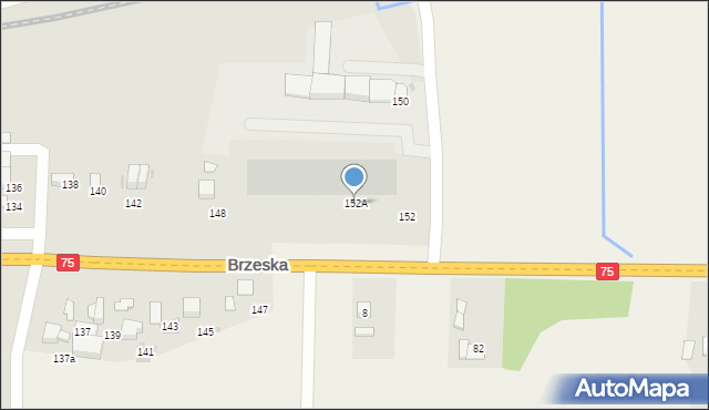 Bochnia, Brzeska, 152A, mapa Bochni