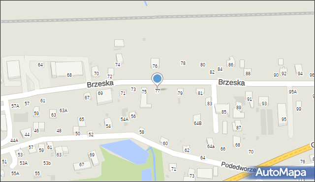 Bochnia, Brzeska, 77, mapa Bochni