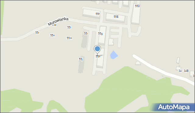 Bochnia, Brzeźnicka, 55h, mapa Bochni