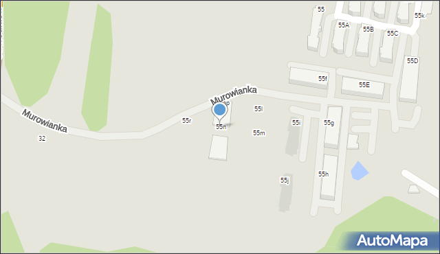 Bochnia, Brzeźnicka, 55n, mapa Bochni