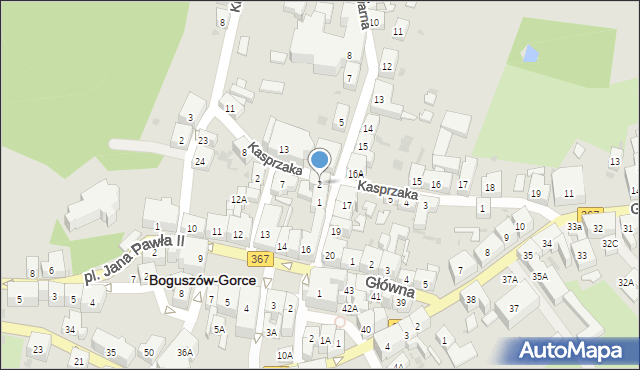 Boguszów-Gorce, Browarna, 2, mapa Boguszów-Gorce