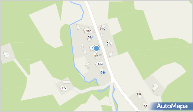 Braciejowa, Braciejowa, 53f, mapa Braciejowa