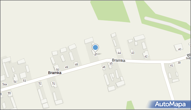 Bramka, Bramka, 47, mapa Bramka