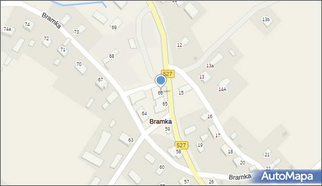 Bramka, Bramka, 66, mapa Bramka