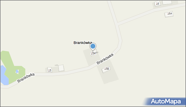 Brankówka, Brankówka, 15A, mapa Brankówka