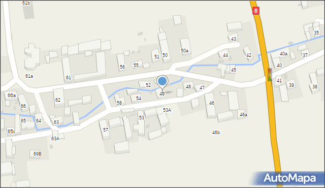 Braszowice, Braszowice, 49, mapa Braszowice