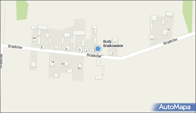 Bratków, Bratków, 2, mapa Bratków