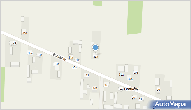 Bratków, Bratków, 34b, mapa Bratków