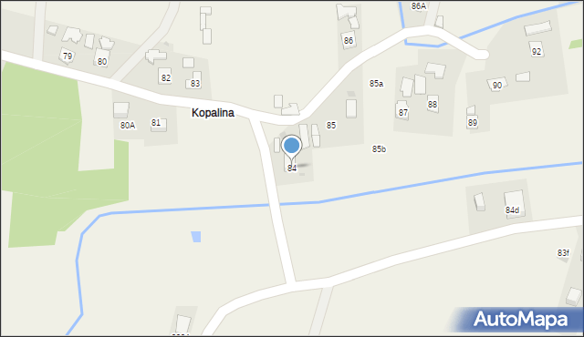 Bratkowice, Bratkowice, 84, mapa Bratkowice