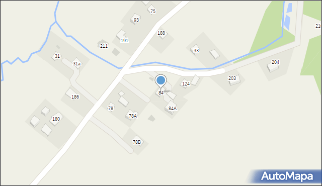 Bratkówka, Bratkówka, 84, mapa Bratkówka