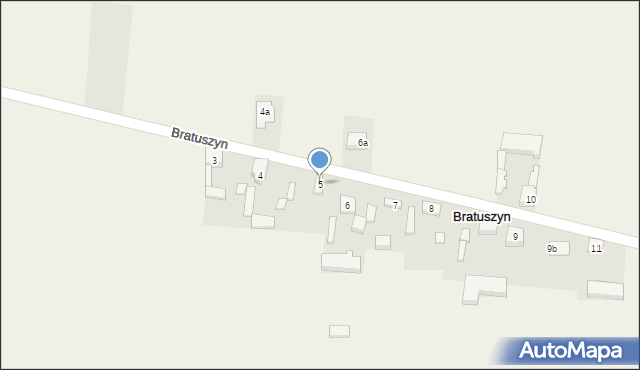 Bratuszyn, Bratuszyn, 5, mapa Bratuszyn