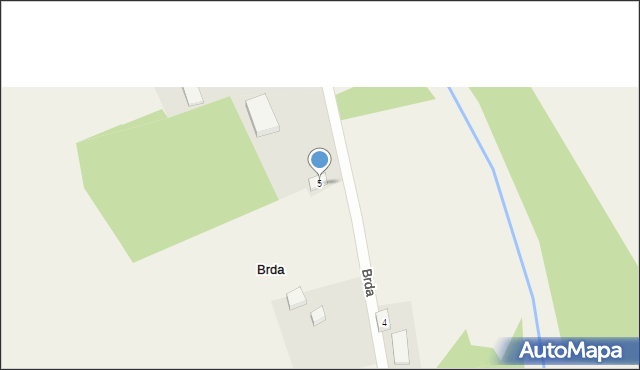 Brda, Brda, 5, mapa Brda