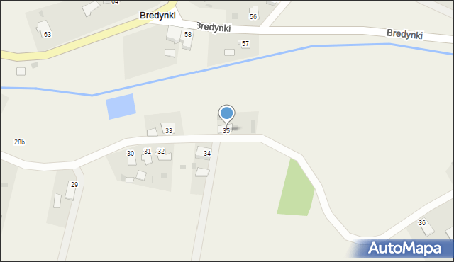 Bredynki, Bredynki, 35, mapa Bredynki