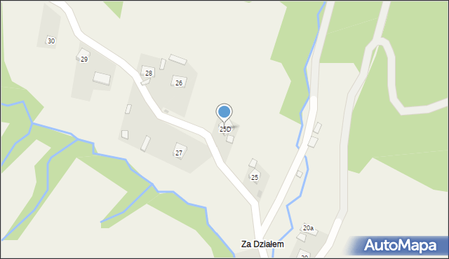 Brelików, Brelików, 25D, mapa Brelików