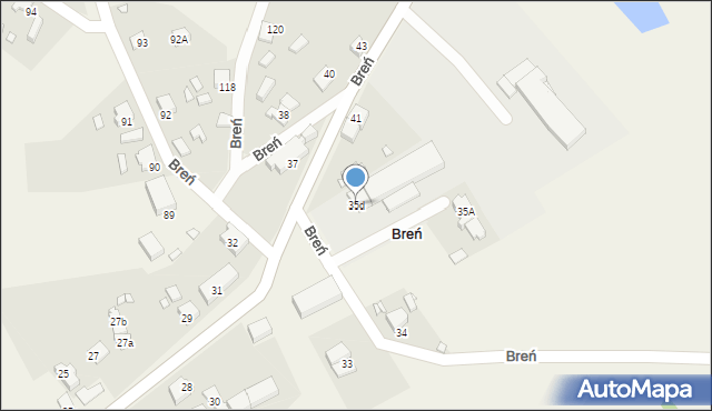 Breń, Breń, 35d, mapa Breń