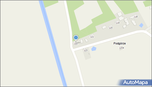 Breń Osuchowski, Breń Osuchowski, 122, mapa Breń Osuchowski