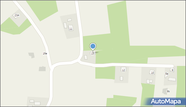 Breń Osuchowski, Breń Osuchowski, 13, mapa Breń Osuchowski
