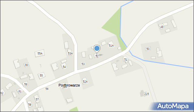 Breń Osuchowski, Breń Osuchowski, 52, mapa Breń Osuchowski