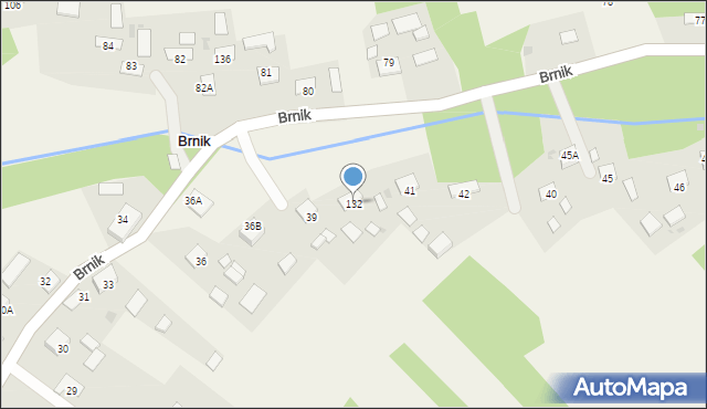 Brnik, Brnik, 132, mapa Brnik