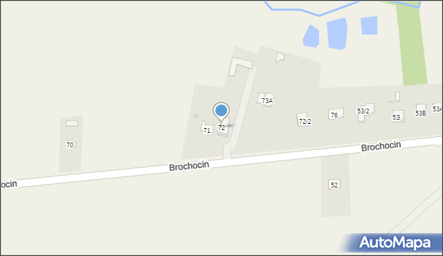 Brochocin, Brochocin, 72, mapa Brochocin