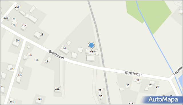 Brochocin, Brochocin, 25, mapa Brochocin