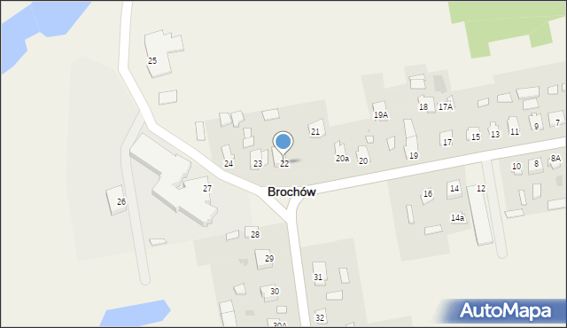 Brochów, Brochów, 22, mapa Brochów