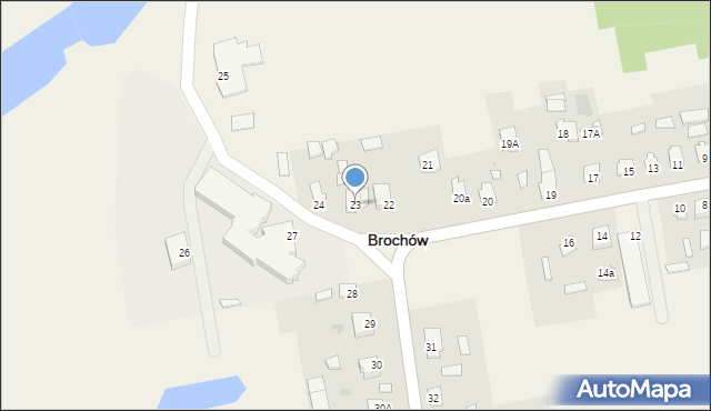 Brochów, Brochów, 23, mapa Brochów