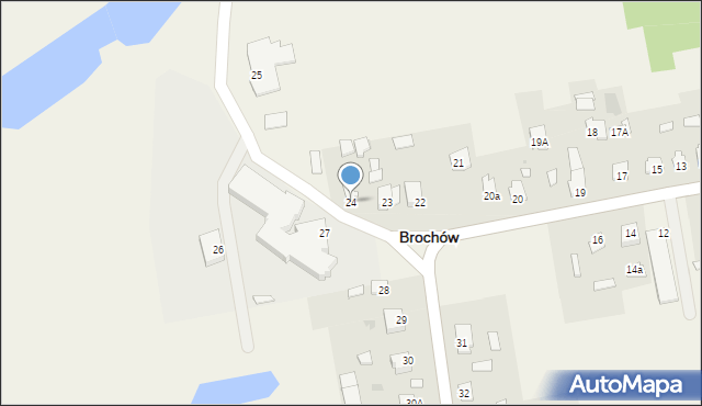 Brochów, Brochów, 24, mapa Brochów