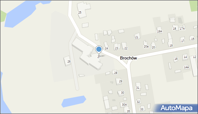 Brochów, Brochów, 27, mapa Brochów