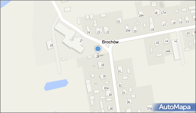 Brochów, Brochów, 28, mapa Brochów