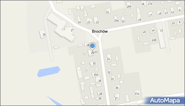 Brochów, Brochów, 29, mapa Brochów