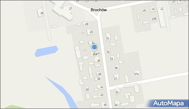 Brochów, Brochów, 30A, mapa Brochów