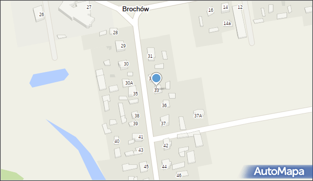 Brochów, Brochów, 33, mapa Brochów