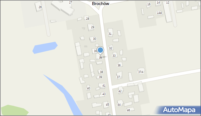 Brochów, Brochów, 35, mapa Brochów